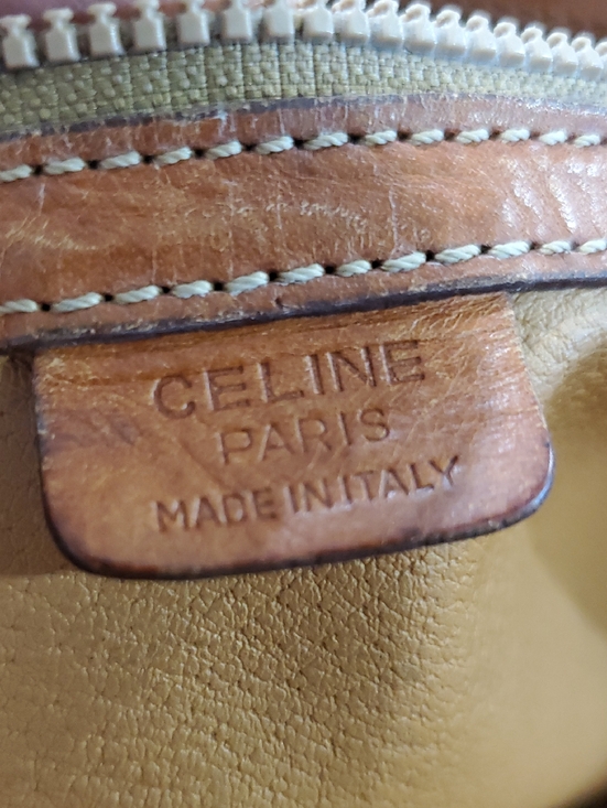 🇮🇹Vintage Celine Brown Macadam Triomphe  Large Tote Bag🤎 - Picture 12 of 16